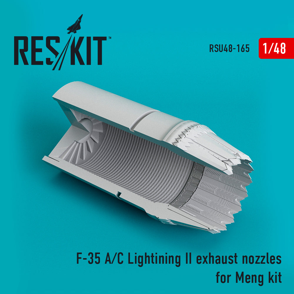 ResKit RSU48-0165 1:48 F-35A/C Lightning II Exhaust Nozzles