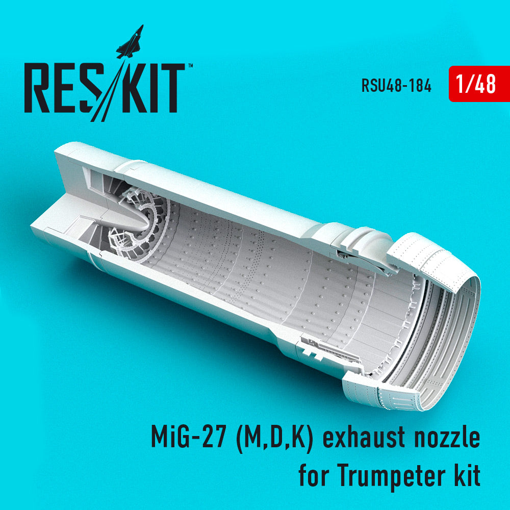 ResKit RSU48-0184 1:48 Mikoyan MiG-27M,D,K) exhaust nozzle
