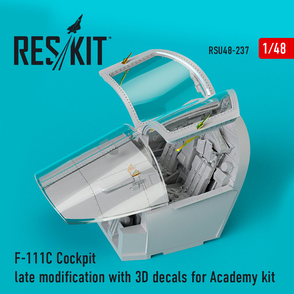 ResKit RSU48-0237 1:48 F-111C Cockpit Late Modification