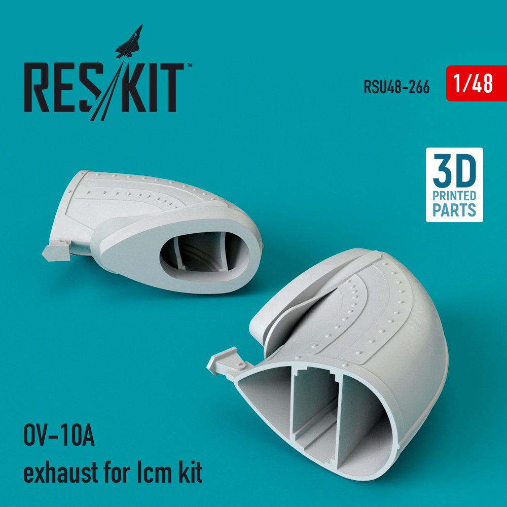 ResKit RSU48-0266 1:48 North-American/Rockwell OV-10A Bronco exhaust