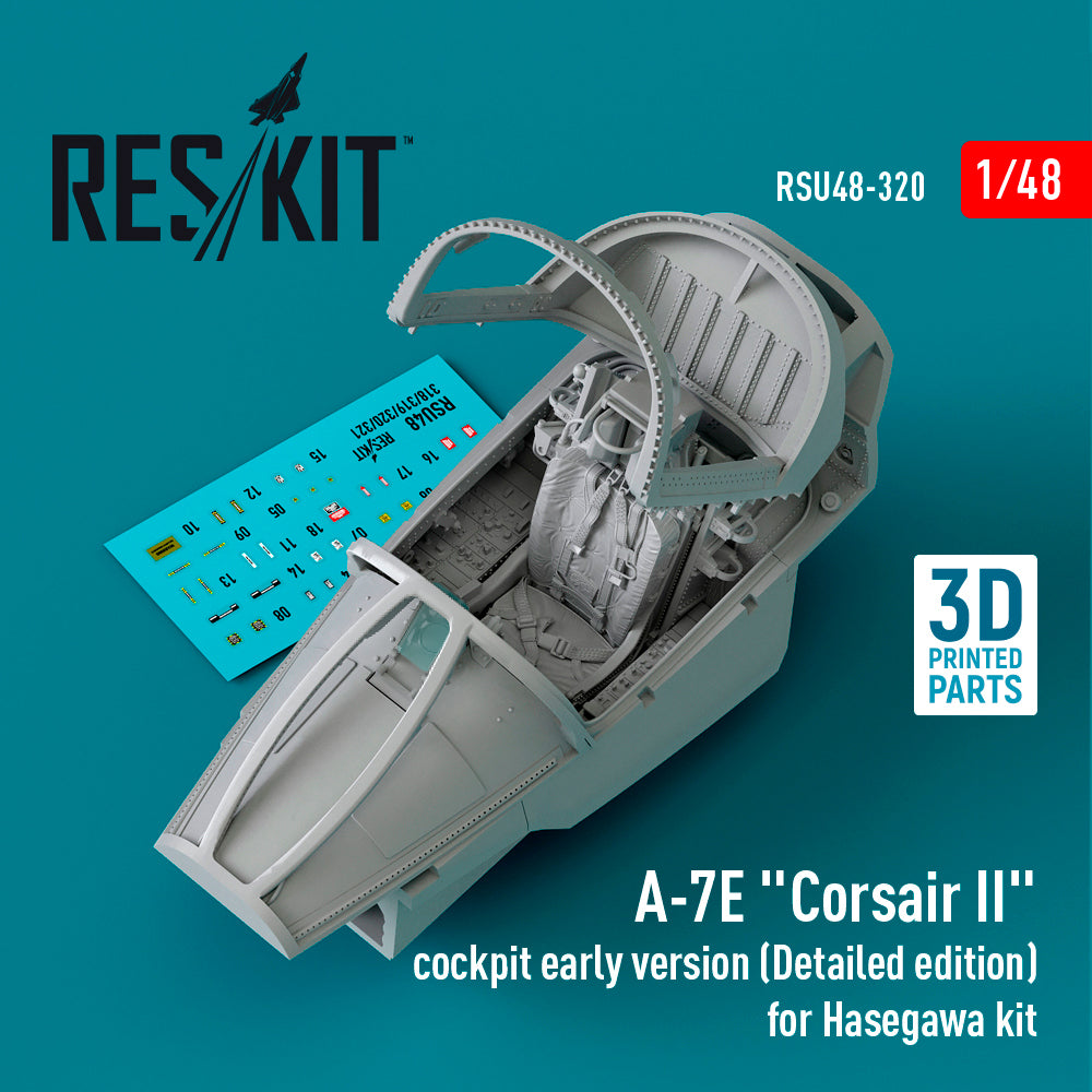 ResKit RSU48-0320 1:48 LTV A-7E Corsair cockpit early version