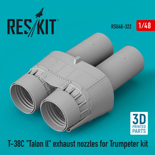 ResKit RSU48-0322 1:48 Northrop T-38C Talon ll exhaust nozzles