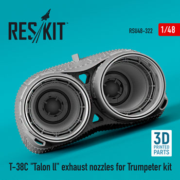 ResKit RSU48-0322 1:48 Northrop T-38C Talon ll exhaust nozzles