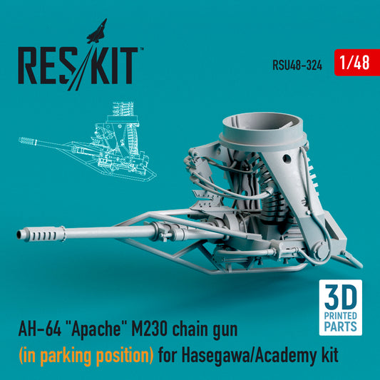 ResKit RSU48-0324 1:48 Bell/Boeing AH-64 Apache M230 chain gun
