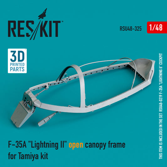 ResKit RSU48-0325 1:48 Lockheed-Martin F-35A Lightning II open canopy frame
