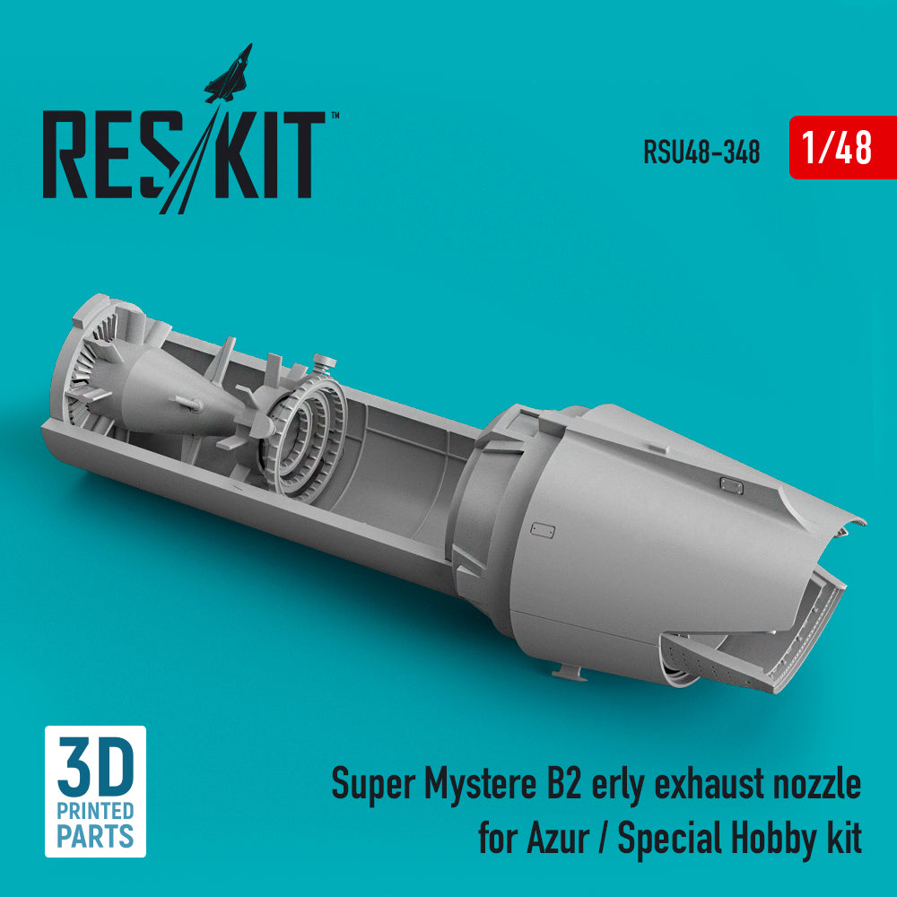 ResKit RSU48-0348 1:48 Dassault-Super Mystere B2 early exhaust nozzle