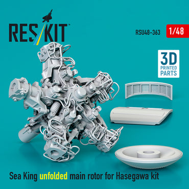 ResKit RSU48-0363 1:48 Sikorsky SH-3H Sea King UN-folded main rotor