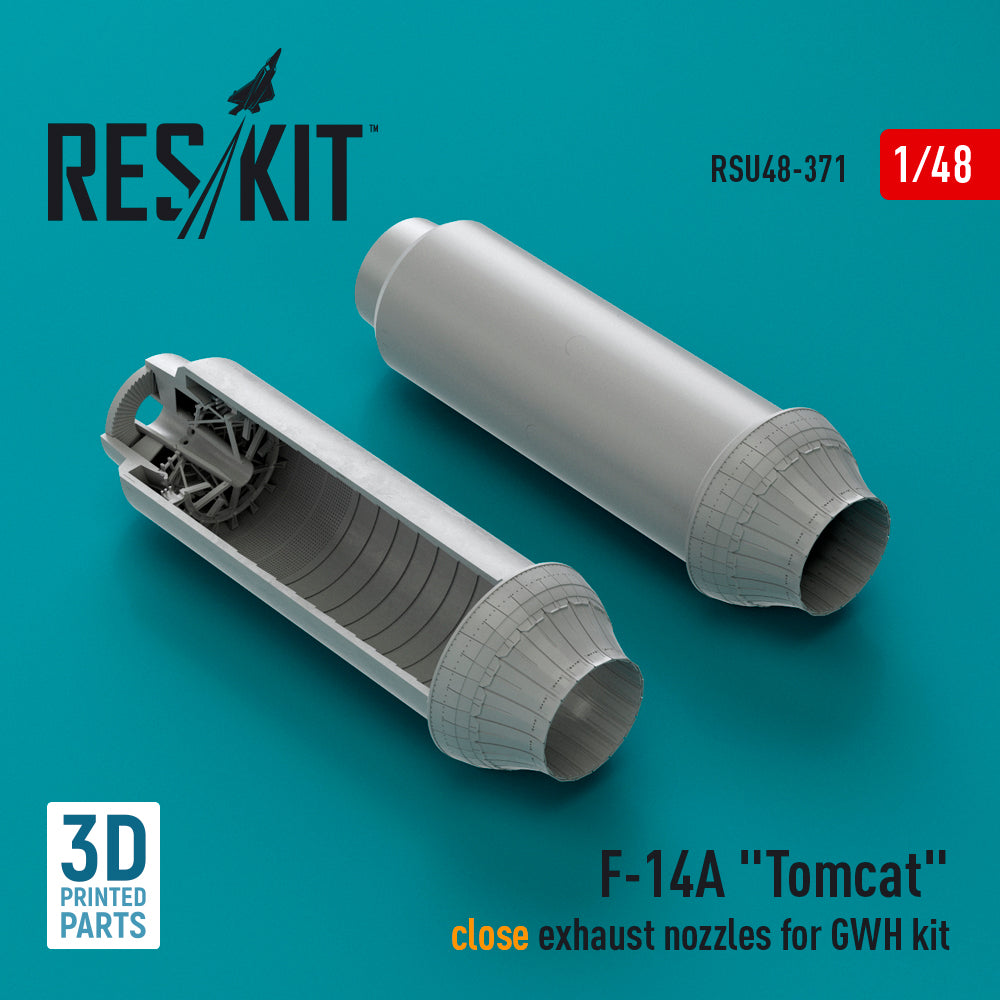 ResKit RSU48-0371 1:48 Grumman F-14A Tomcat close exhaust nozzles