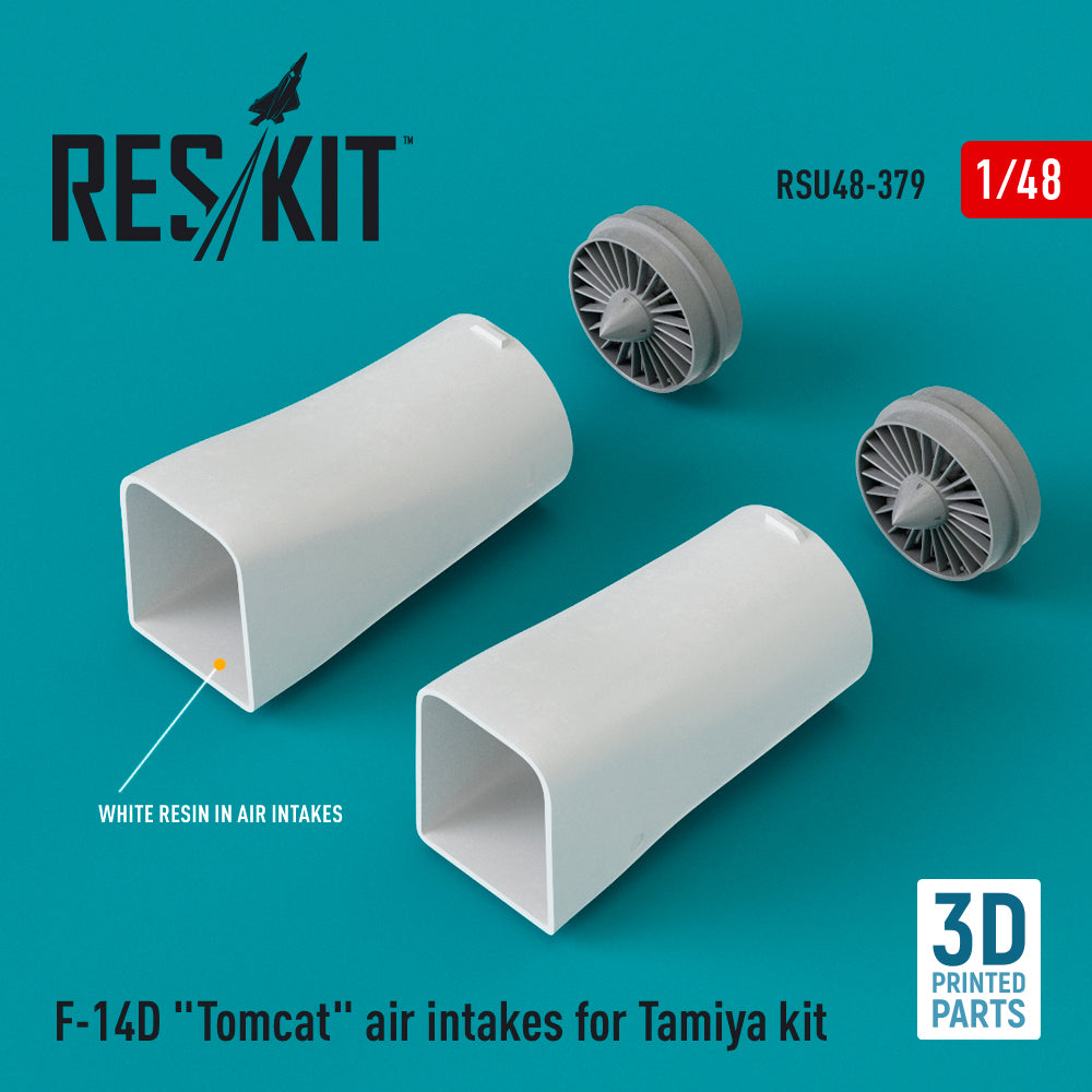 ResKit RSU48-0379 1:48 Grumman F-14D Tomcat air intakes