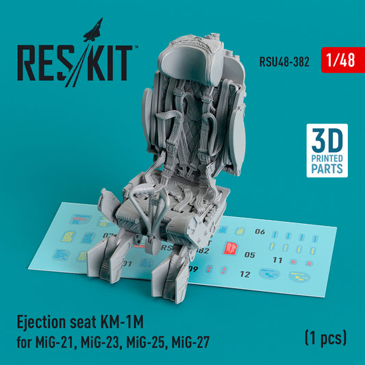 ResKit RSU48-0382 1:48 MiG-21/23/25/27 KM-1M Ejection Seat