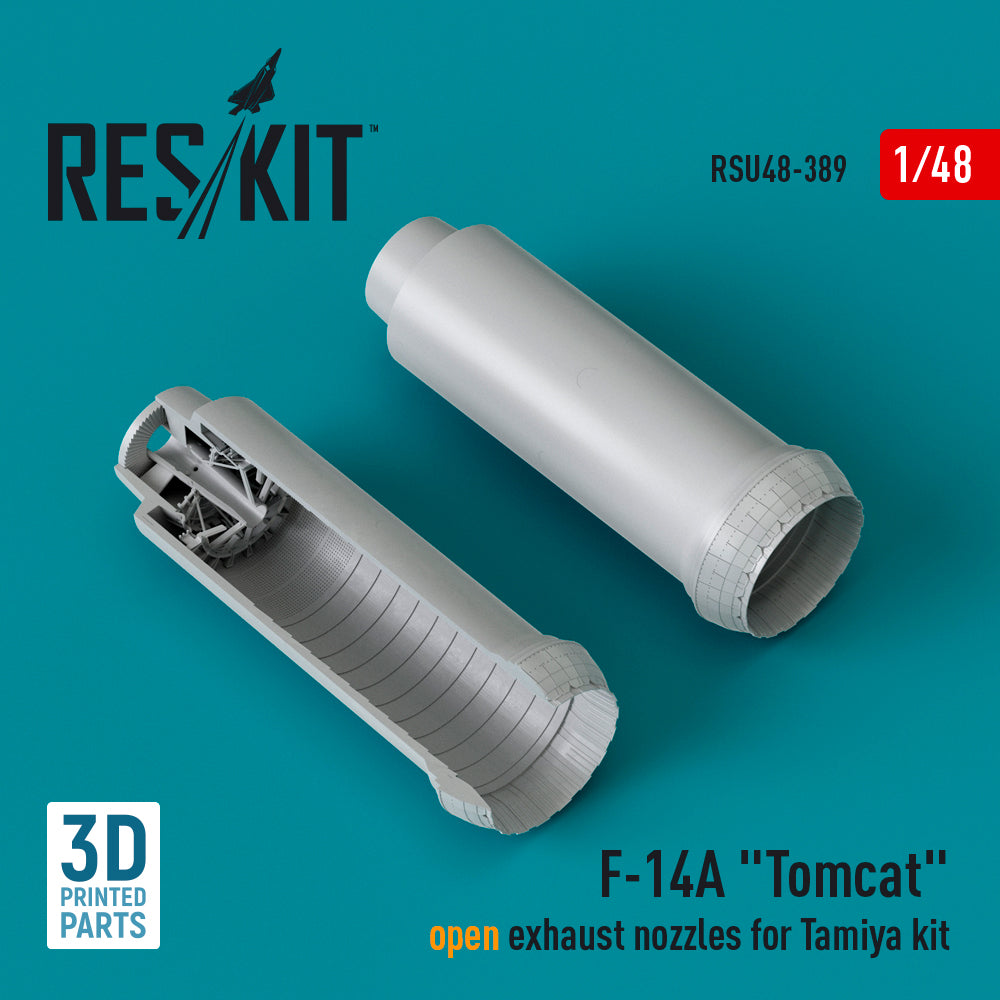 ResKit RSU48-0389 1:48 Grumman F-14A Tomcat open exhaust nozzles