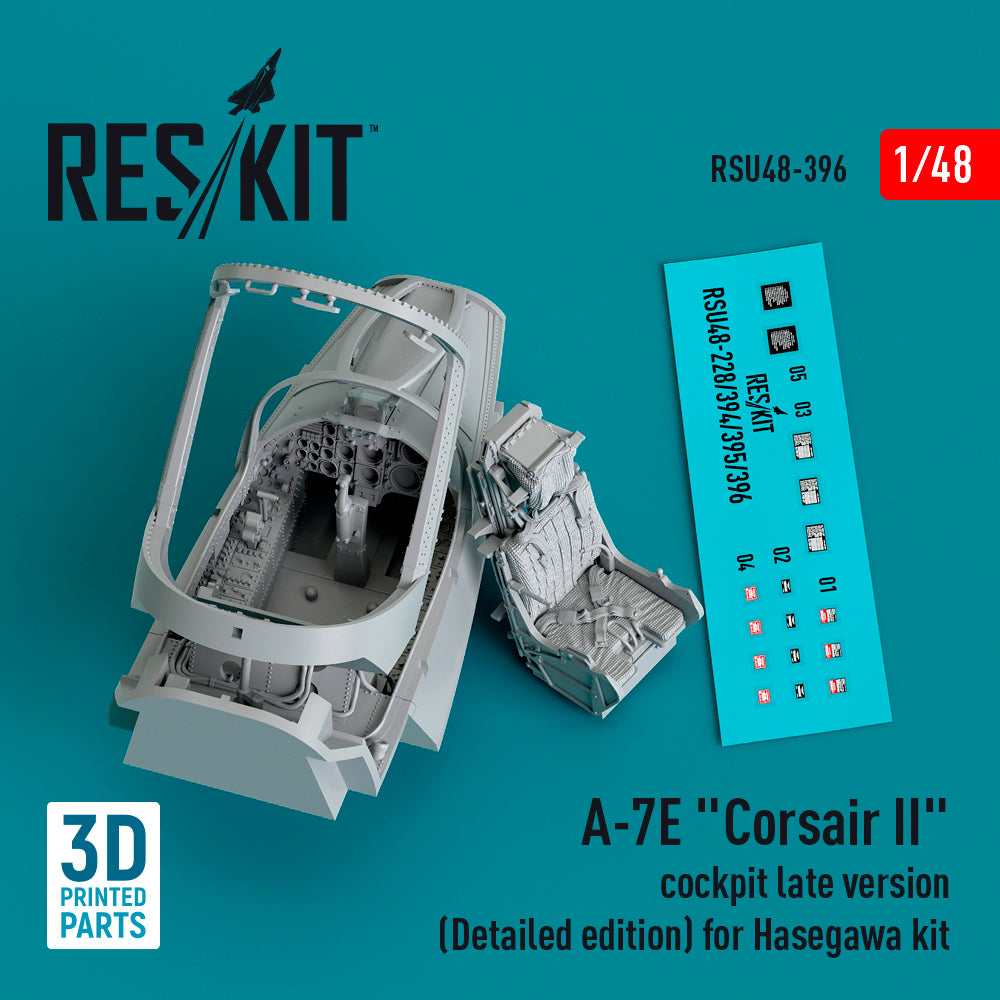 ResKit RSU48-0396 1:48 LTV A-7E Corsair cockpit late version
