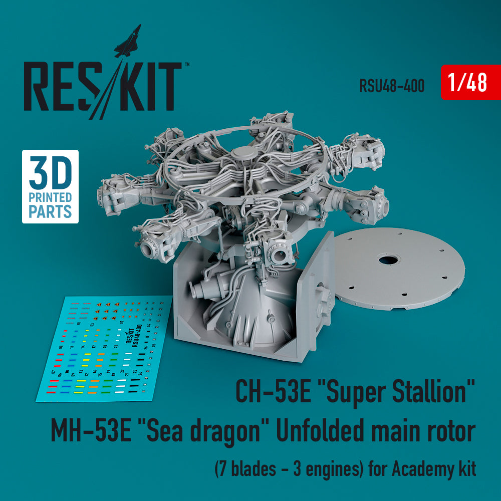 ResKit RSU48-0400 1:48 CH-53E/MH-53E Unfolded Main Rotor