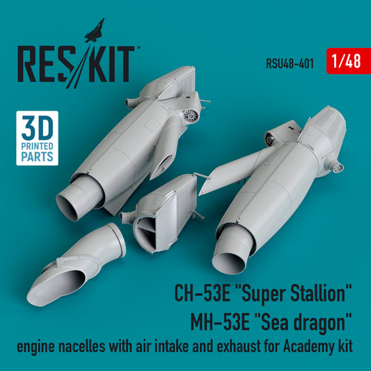 ResKit RSU48-0401 1:48 CH-53E/MH-53E Engine Nacelles