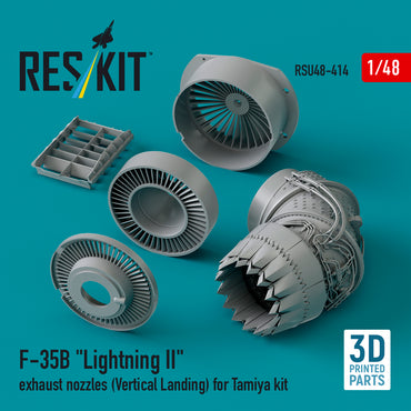 ResKit RSU48-0414 1:48 Lockheed-Martin F-35B Lightning II exhaust nozzles