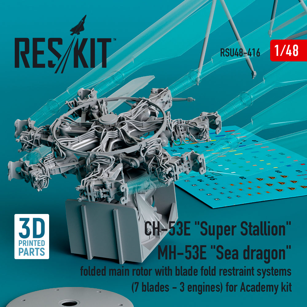 ResKit RSU48-0416 1:48 CH-53E/MH-53E Folded Main Rotor