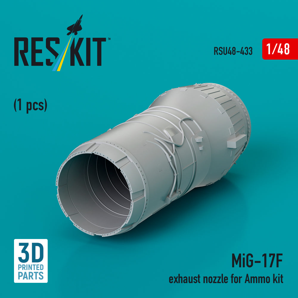 ResKit RSU48-0433 1:48 Mikoyan MiG-17F exhaust nozzle for Ammo kit