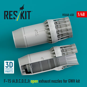 ResKit RSU48-0450 1:48 F-15 Eagle Open Exhaust Nozzles