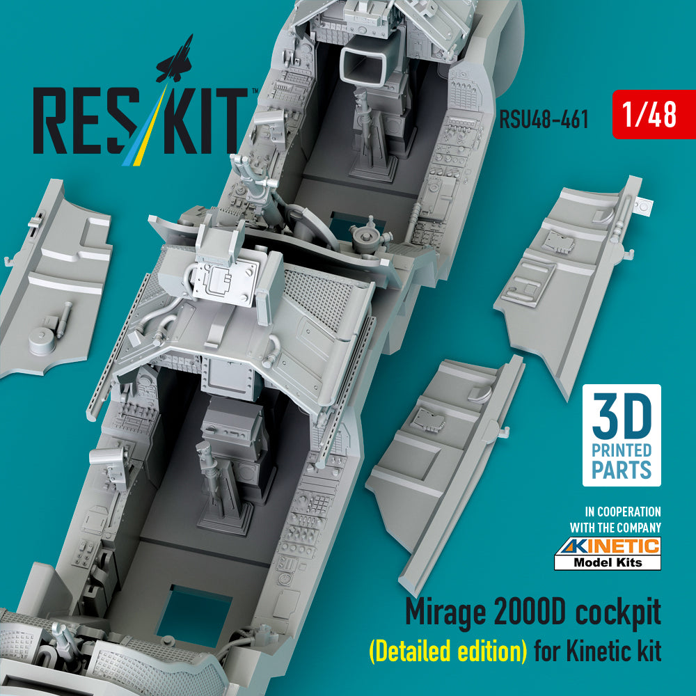 ResKit RSU48-0461 1:48 Dassault_Mirage 2000D cockpit