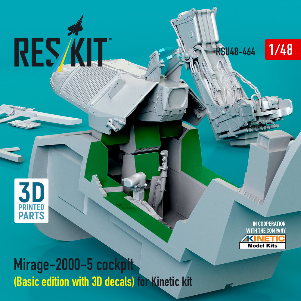 ResKit RSU48-0464 1:48 Dassault_Mirage 2000 -5 cockpit
