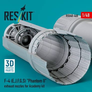 ResKit RSU48-0468 1:48 F-4E/J/F/G/S Phantom II Exhaust Nozzles