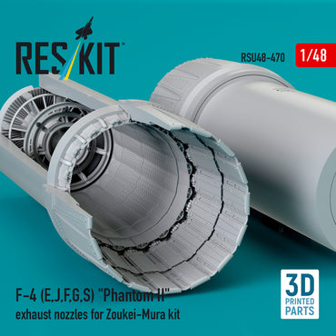 ResKit RSU48-0470 1:48 F-4E/J/F/G/S Phantom II Exhaust Nozzles