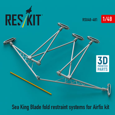 ResKit RSU48-0481 1:48 Westland Sea King blade fold restraint systems