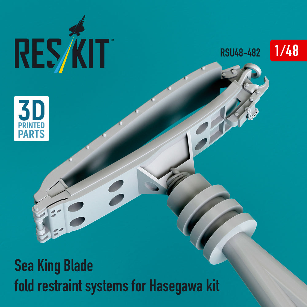 ResKit RSU48-0482 1:48 Sikorsky Sea King blade fold restraint systems