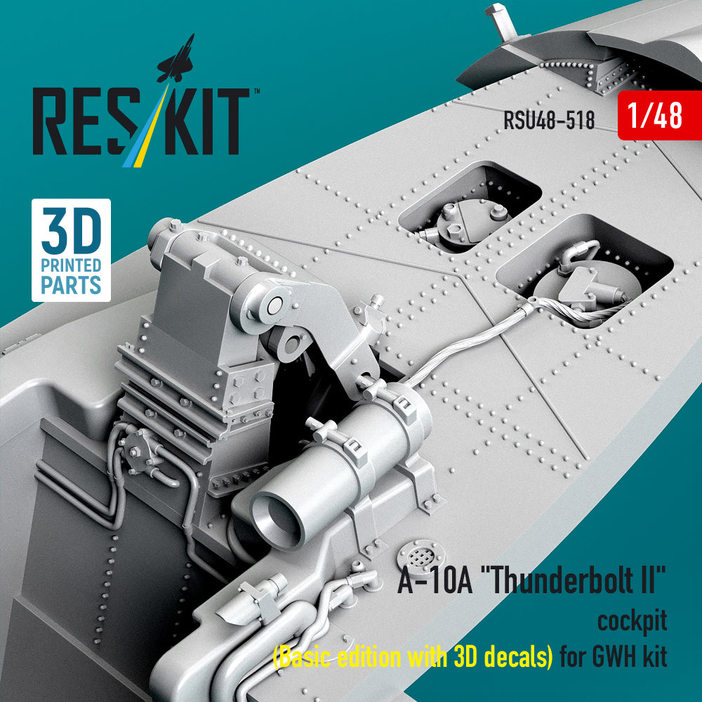 ResKit RSU48-0518 1:48 Fairchild A-10A Thunderbolt II cockpit