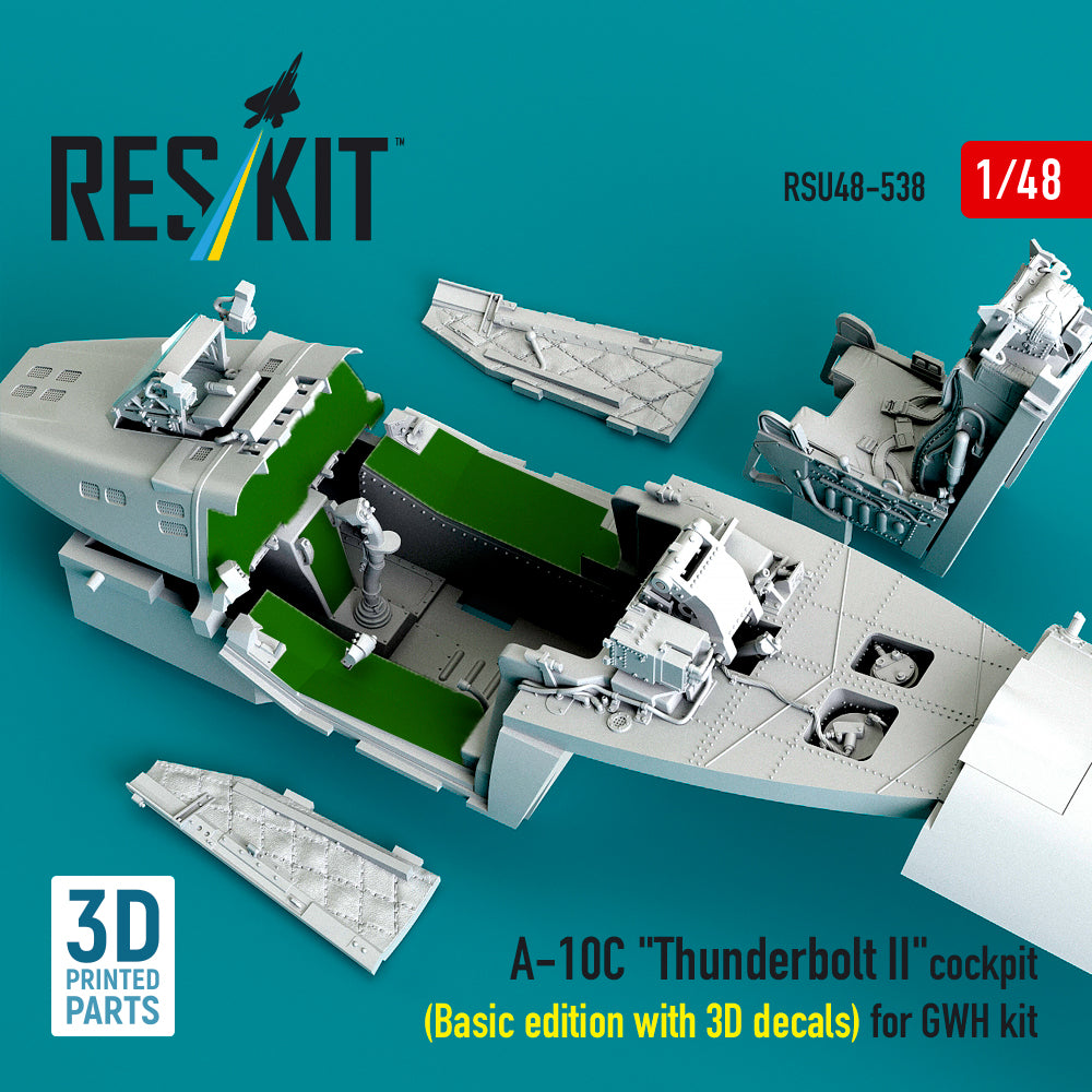 ResKit RSU48-0538 1:48 Fairchild A-10C Thunderbolt II cockpit