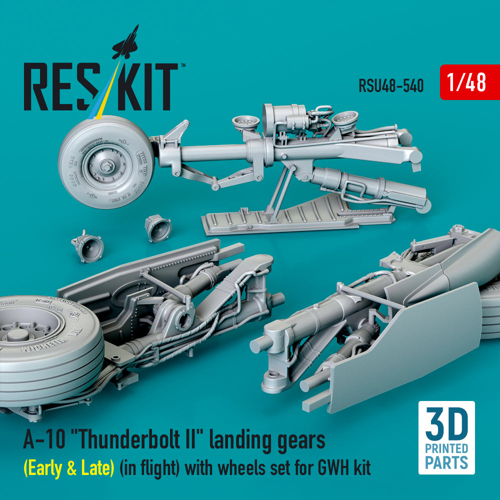 ResKit RSU48-0540 1:48 Fairchild A-10C Thunderbolt II landing gears