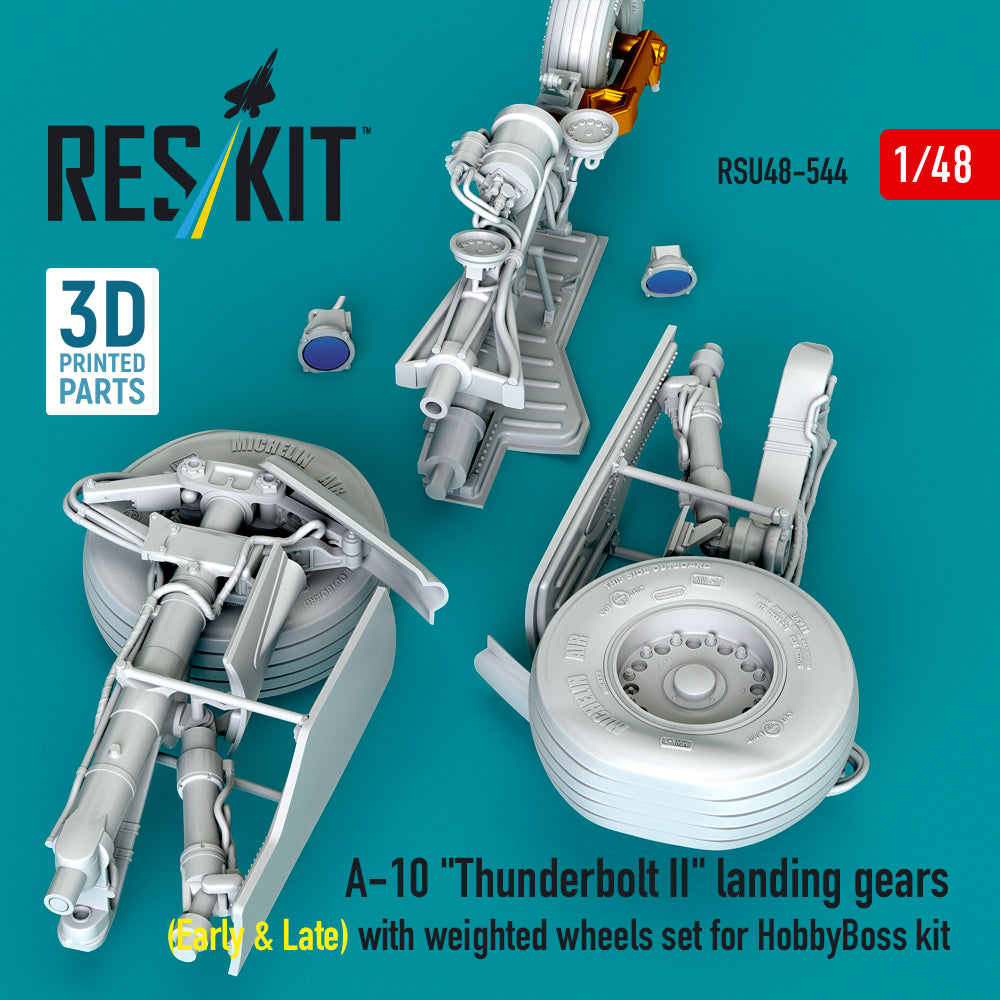 ResKit RSU48-0544 1:48 Fairchild A-10 Thunderbolt II landing gears