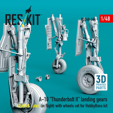 ResKit RSU48-0546 1:48 Fairchild A-10 Thunderbolt II landing gears