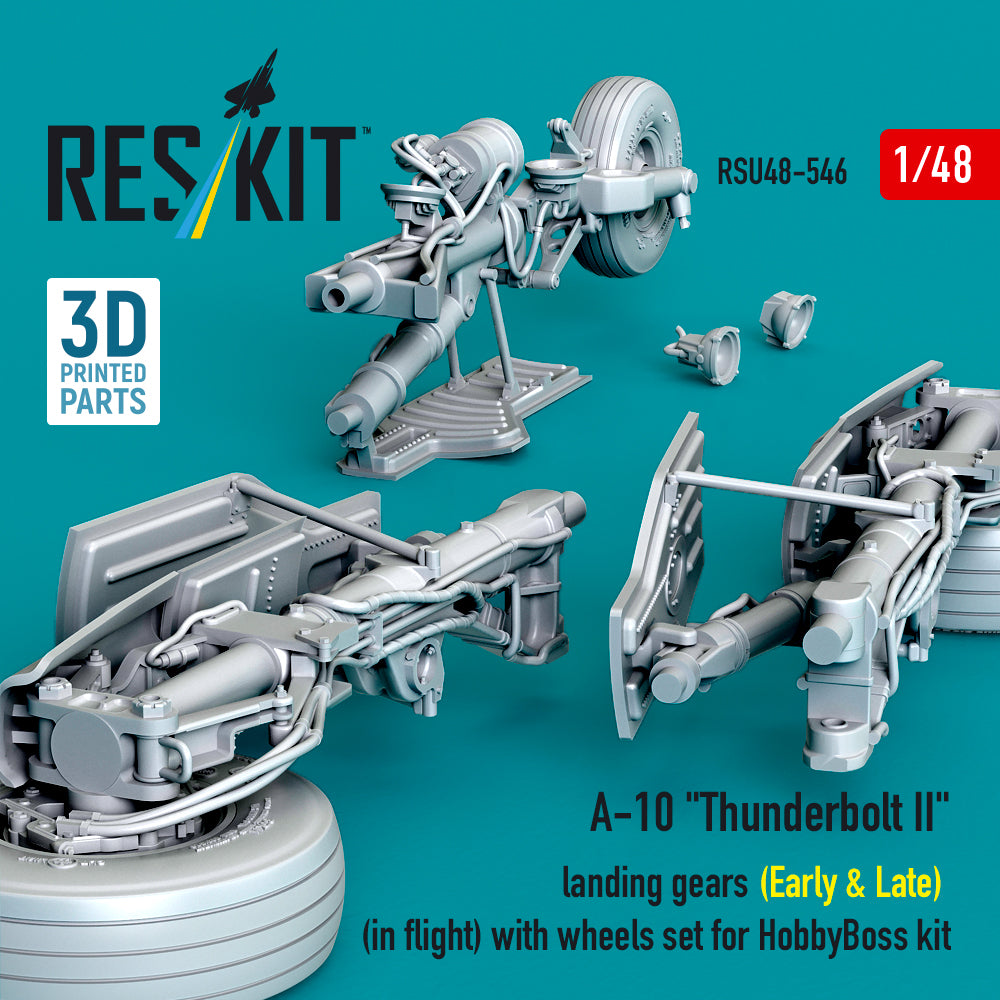 ResKit RSU48-0546 1:48 Fairchild A-10 Thunderbolt II landing gears