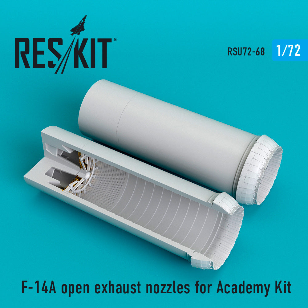 ResKit RSU72-0068 1:72 Grumman F-14A Tomcat open exhaust nozzles