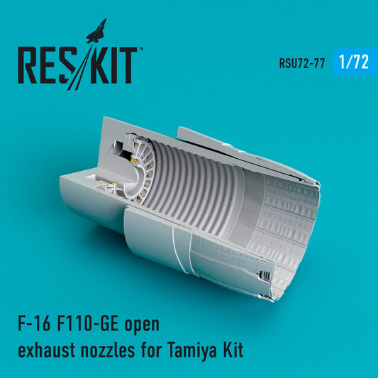 ResKit RSU72-0077 1:72 Lockheed-Martin F-16C F110-GE open exhaust nozzles