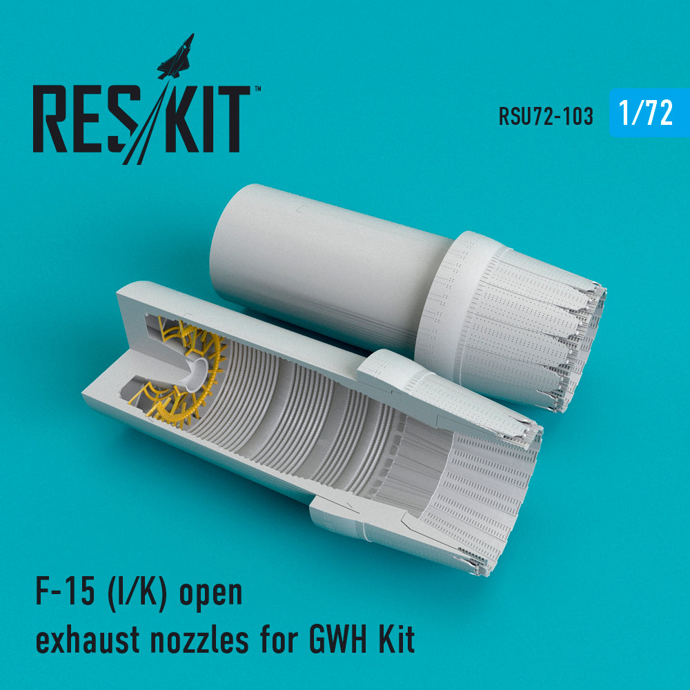 ResKit RSU72-0103 1:72 McDonnell F-15I/K open exhaust nozzles
