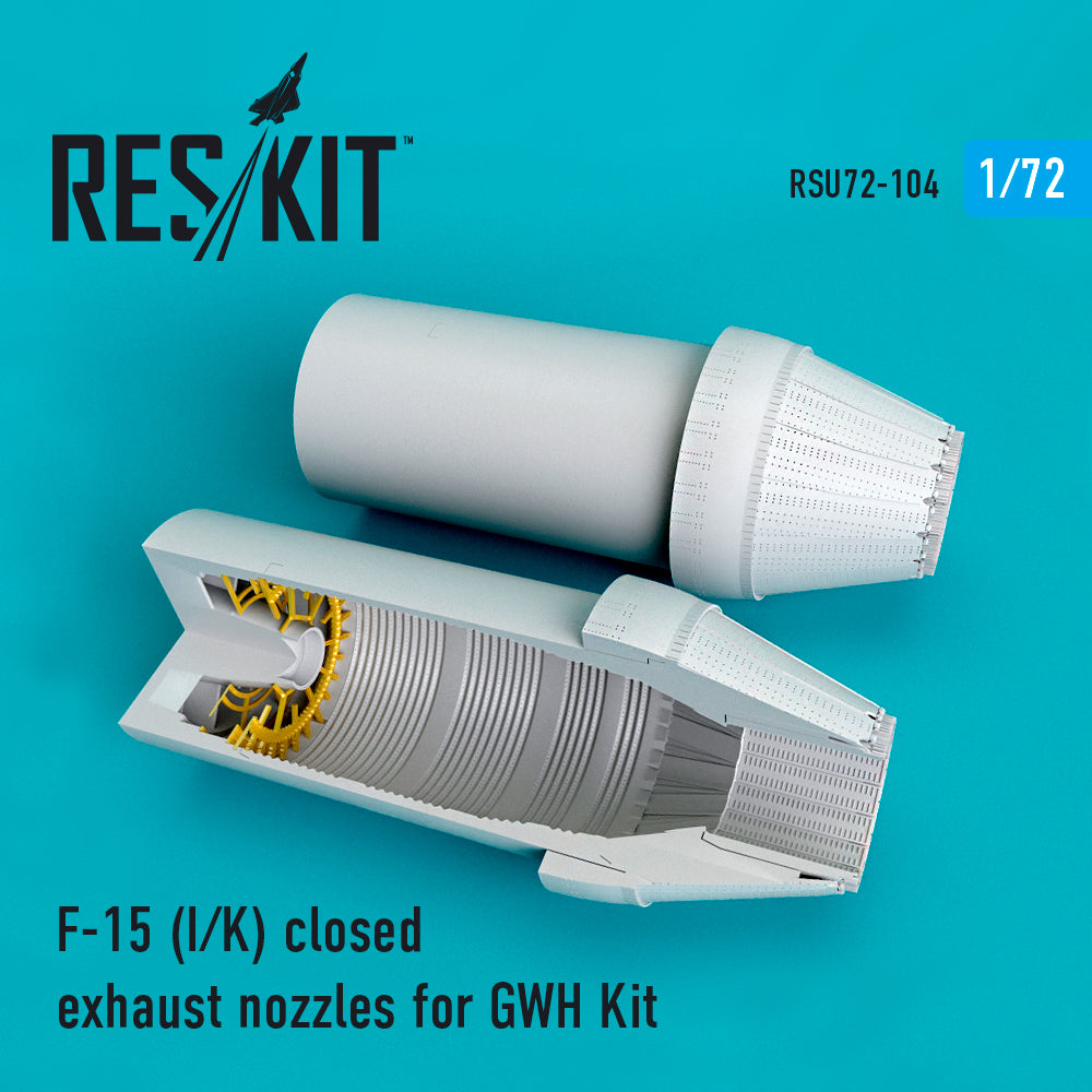 ResKit RSU72-0104 1:72 McDonnell F-15I/K closed exhaust nozzles