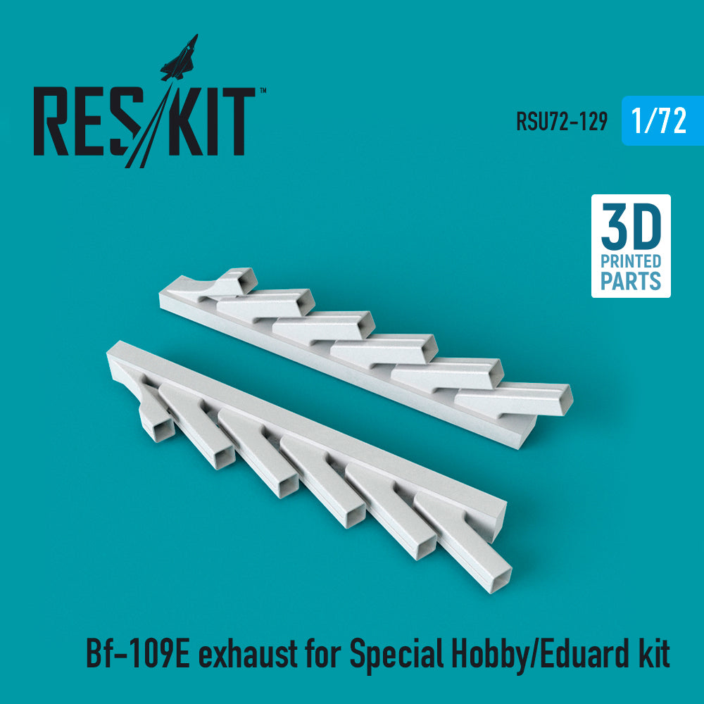 ResKit RSU72-0129 1:72 Messerschmitt Bf-109E exhaust