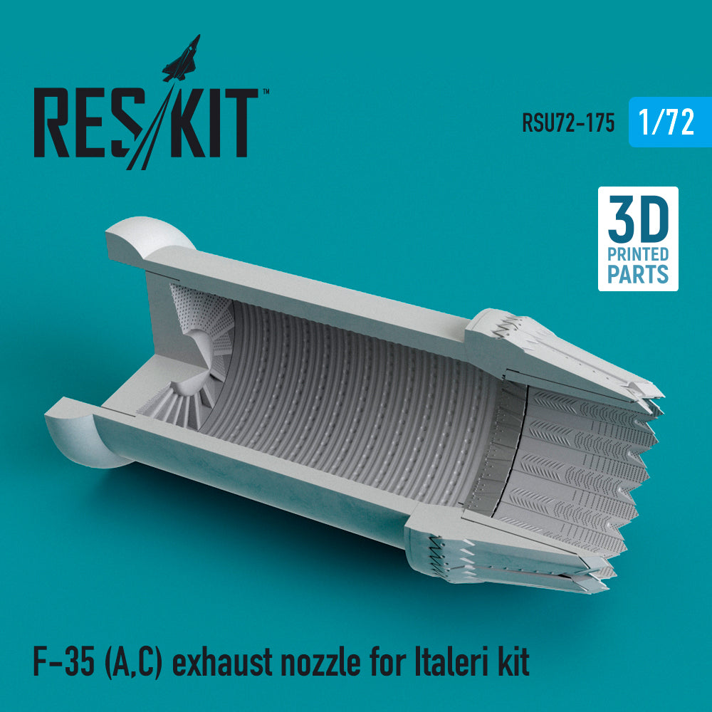ResKit RSU72-0175 1:72 Lockheed-Martin F-35A/F-35C Lightning II exhaust nozzle
