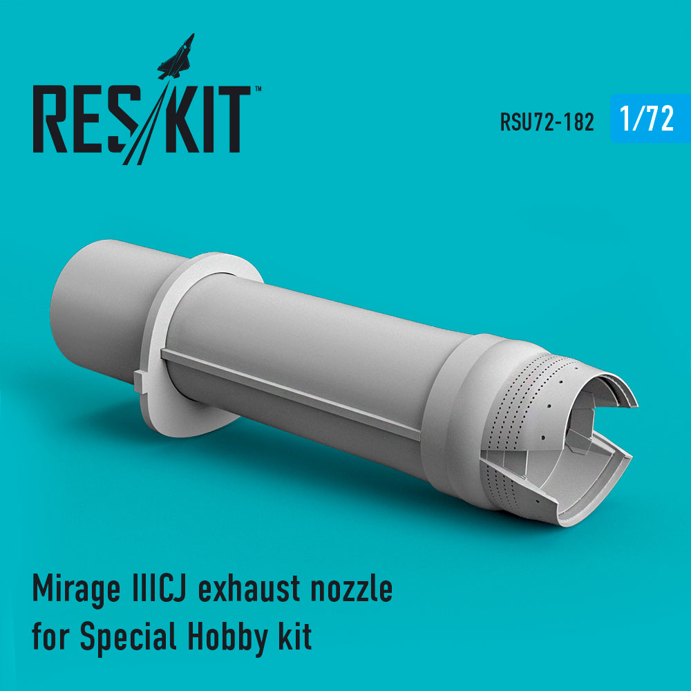 ResKit RSU72-0182 1:72 Dassault_Mirage IIICJ exhaust nozzle