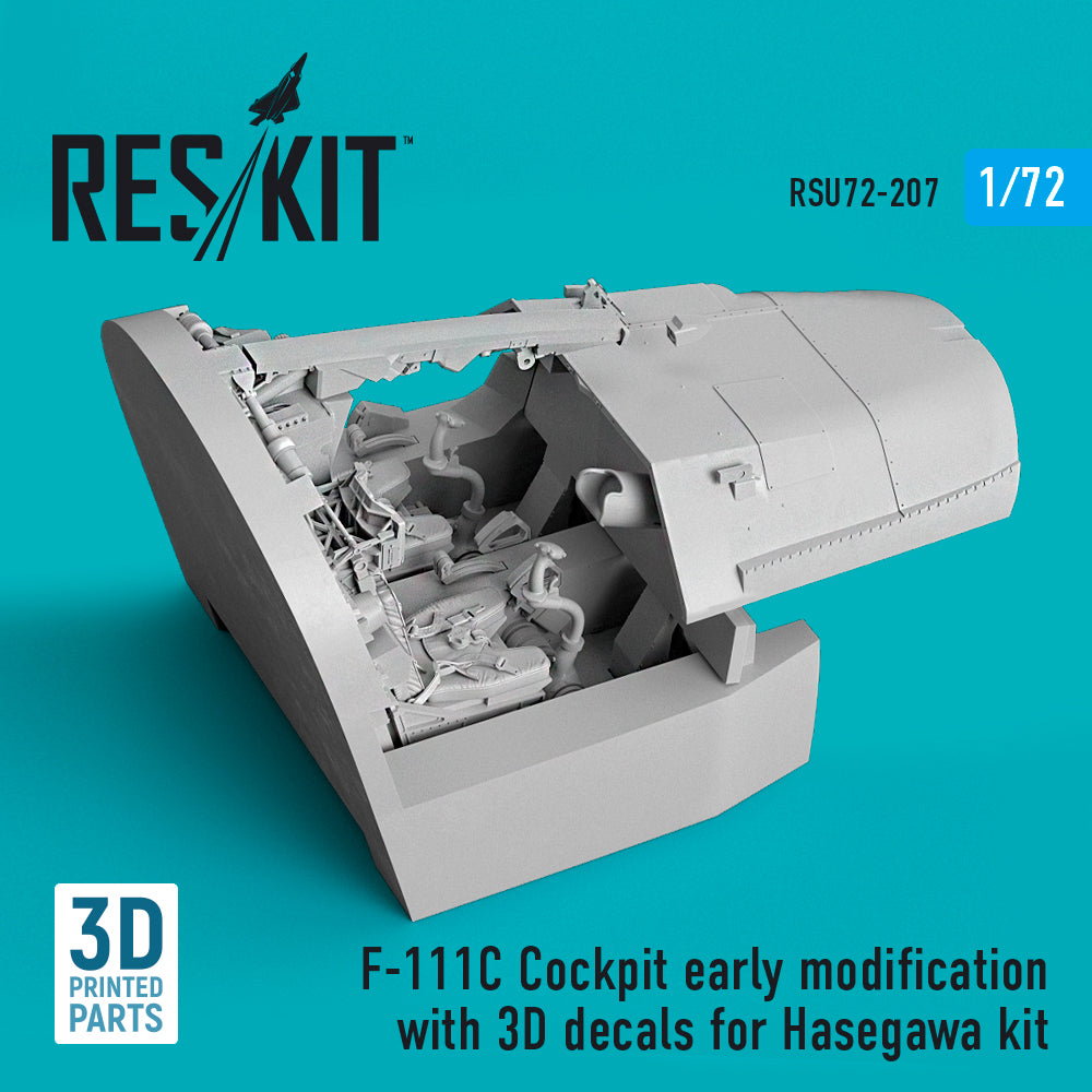 ResKit RSU72-0207 1:72 General-Dynamics F-111C Cockpit early modification with