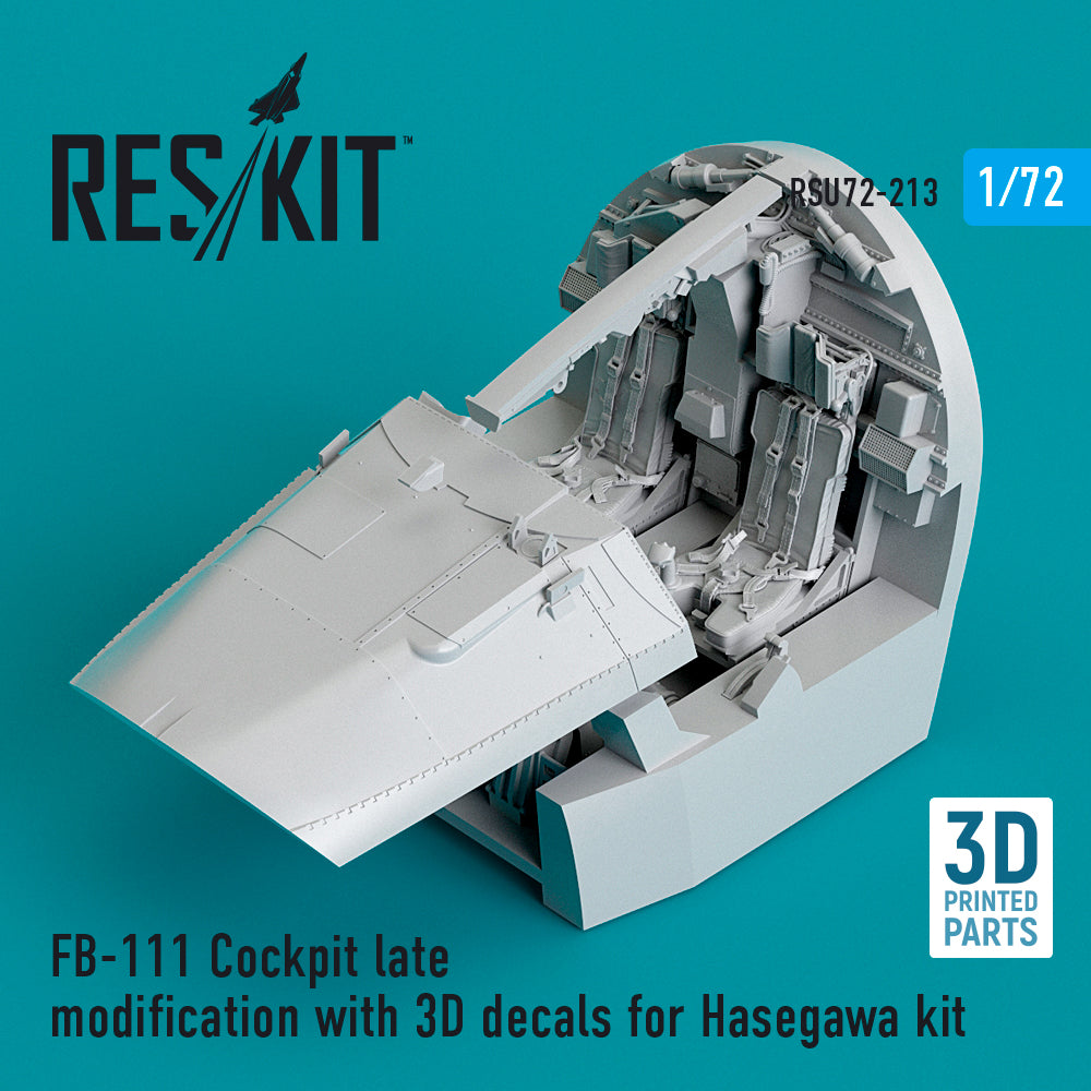 ResKit RSU72-0213 1:72 General-Dynamics FB-111 Cockpit late modification with