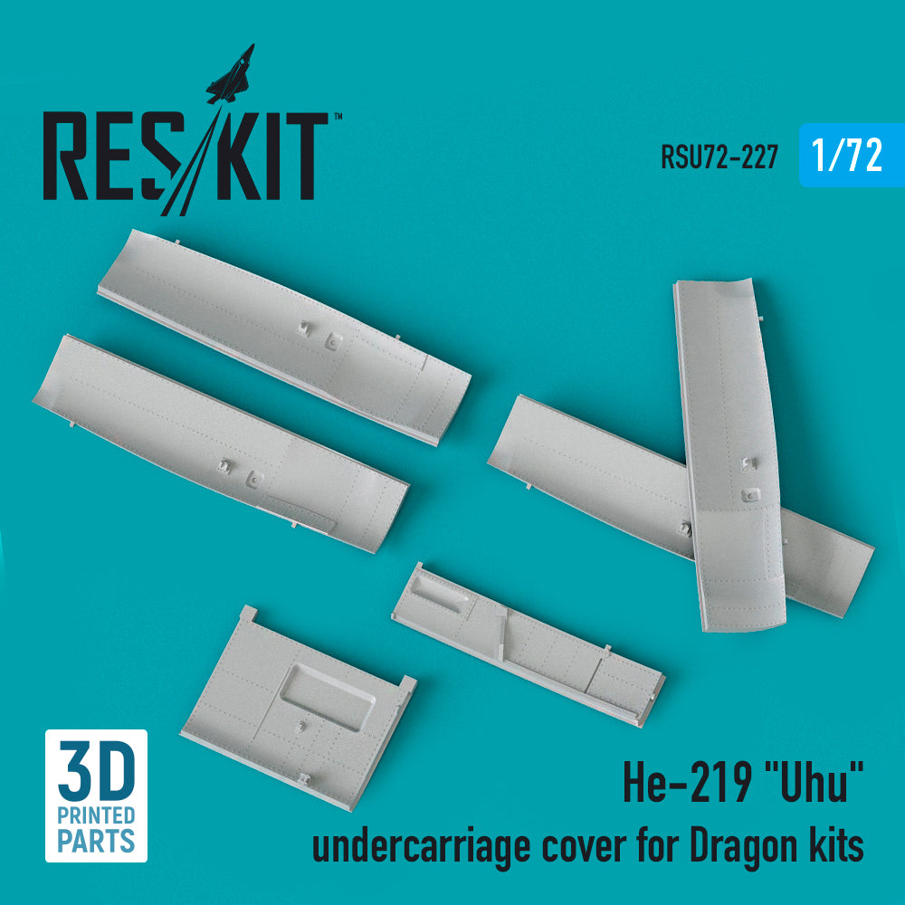 ResKit RSU72-0227 1:72 Heinkel He-219 Uhu undercarriage covers