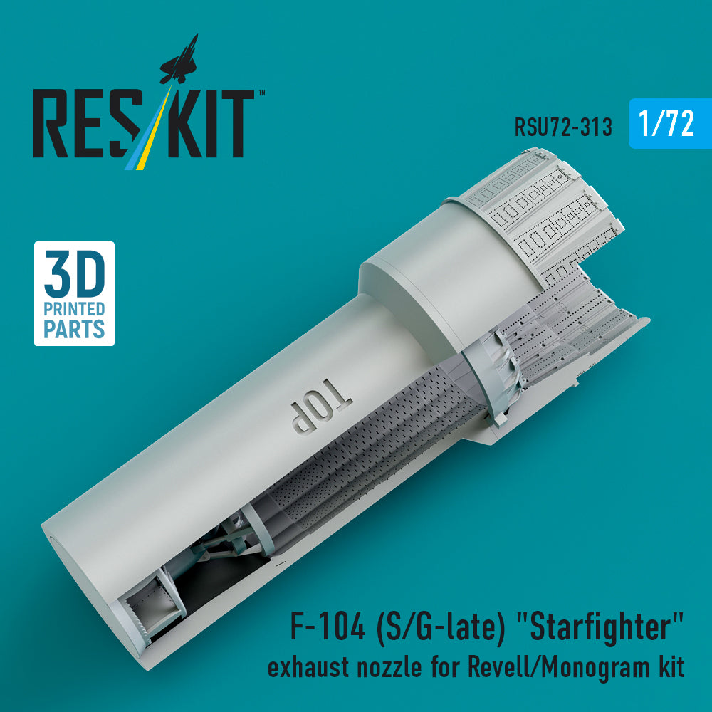 ResKit RSU72-0313 1:72 F-104S/G Starfighter Nozzle (Revell)