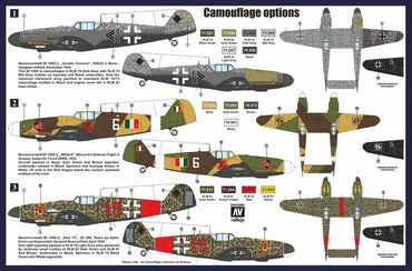 Retrowings by AZ Model RTW7201 1:72 Messerschmitt Bf-109Z-2 Night Fighter