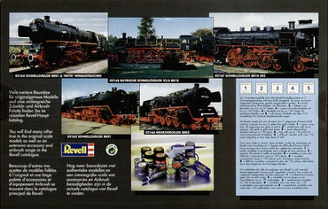 Revell 2166 Steam Locomotive BRO3 & Tender 1:87 Model Kit