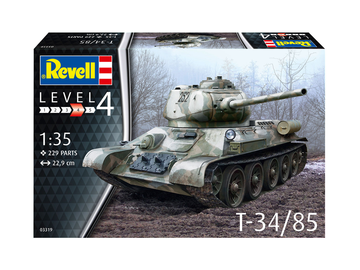 Revell 3319 Soviet T-34/85 1:35 Model Kit