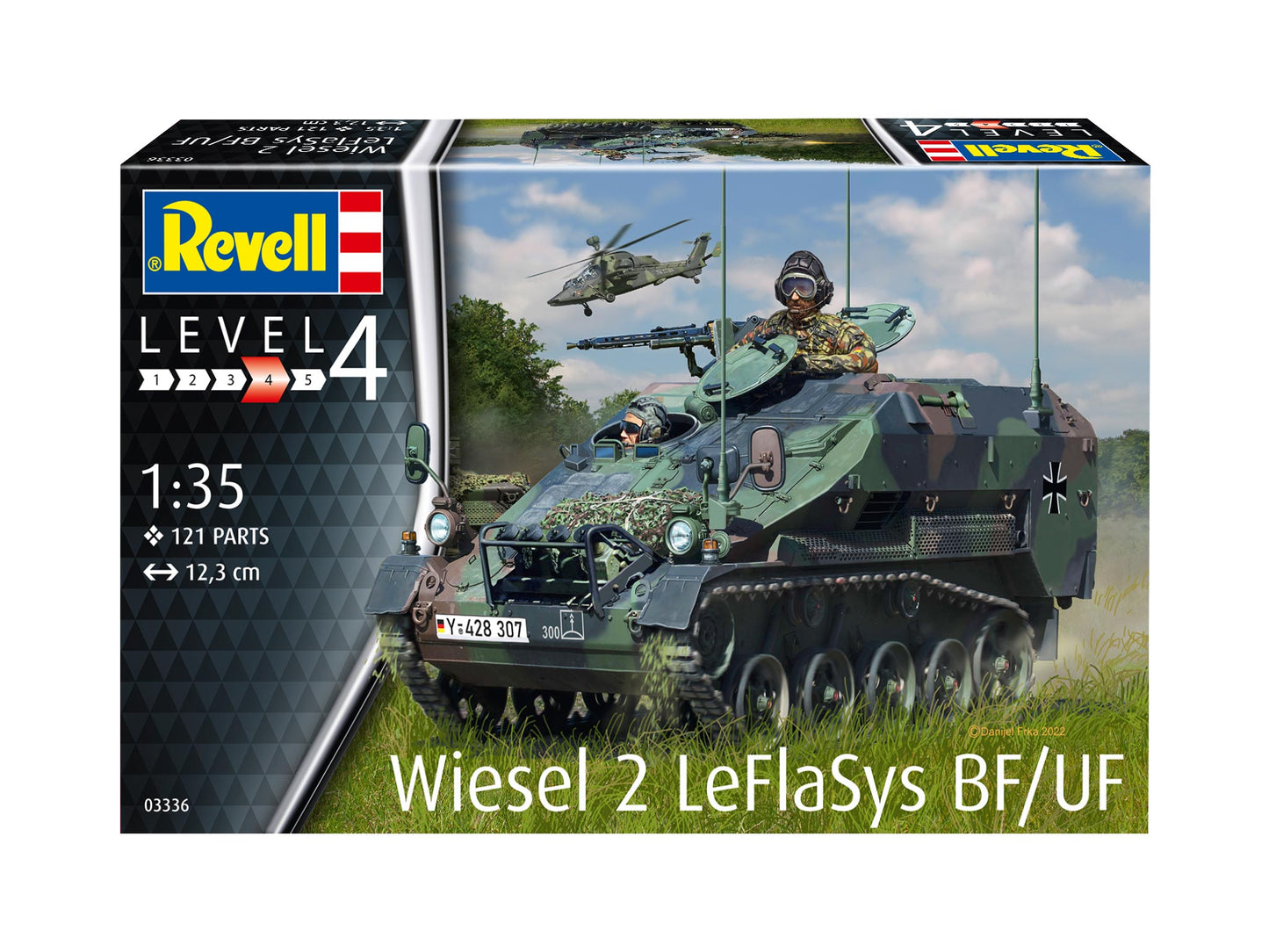 Revell 3336 Wiesel 2 LeFlaSys BF/UF 1:35 Model Kit