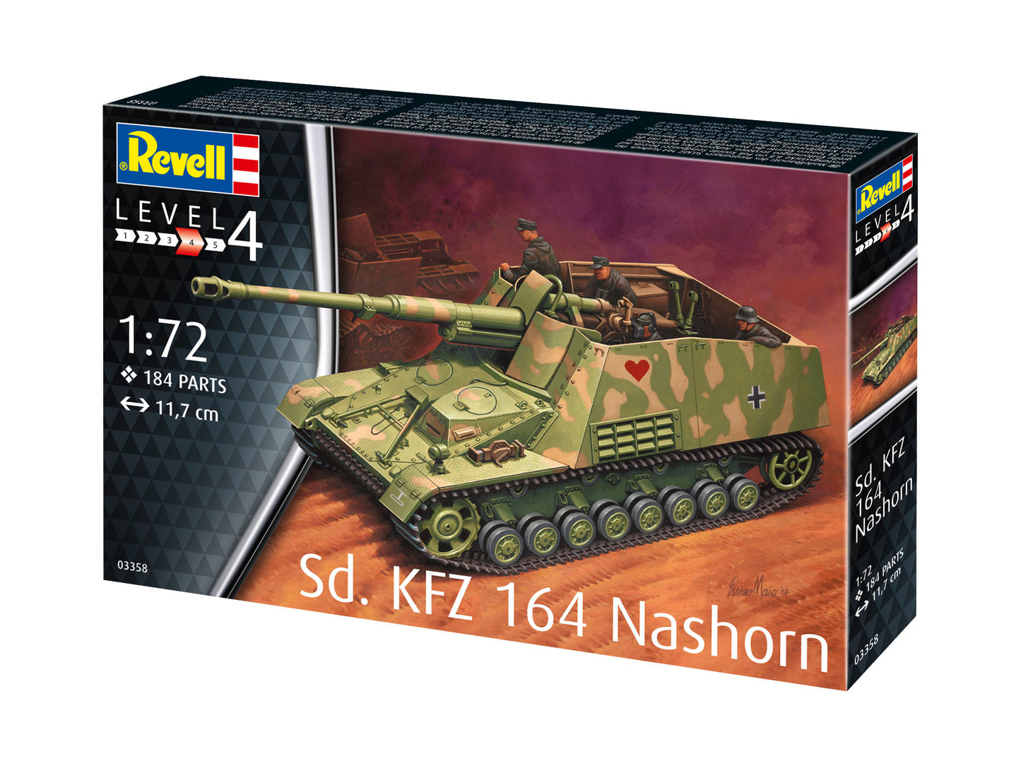 Revell 3358 Sd.Kfz.164 Nashorn 1:72 Model Kit